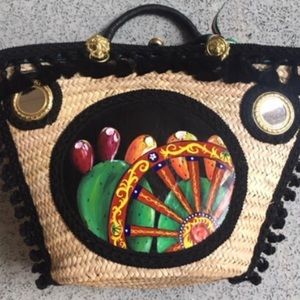 L. Cavalli Italian designer handcraft hand bag